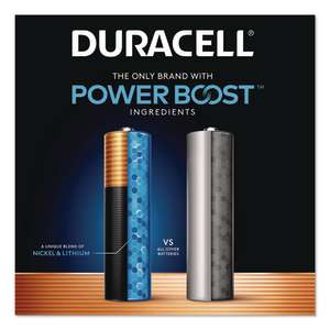 Duracell, POWER BOOST™, CopperTop Alkaline AA Batteries