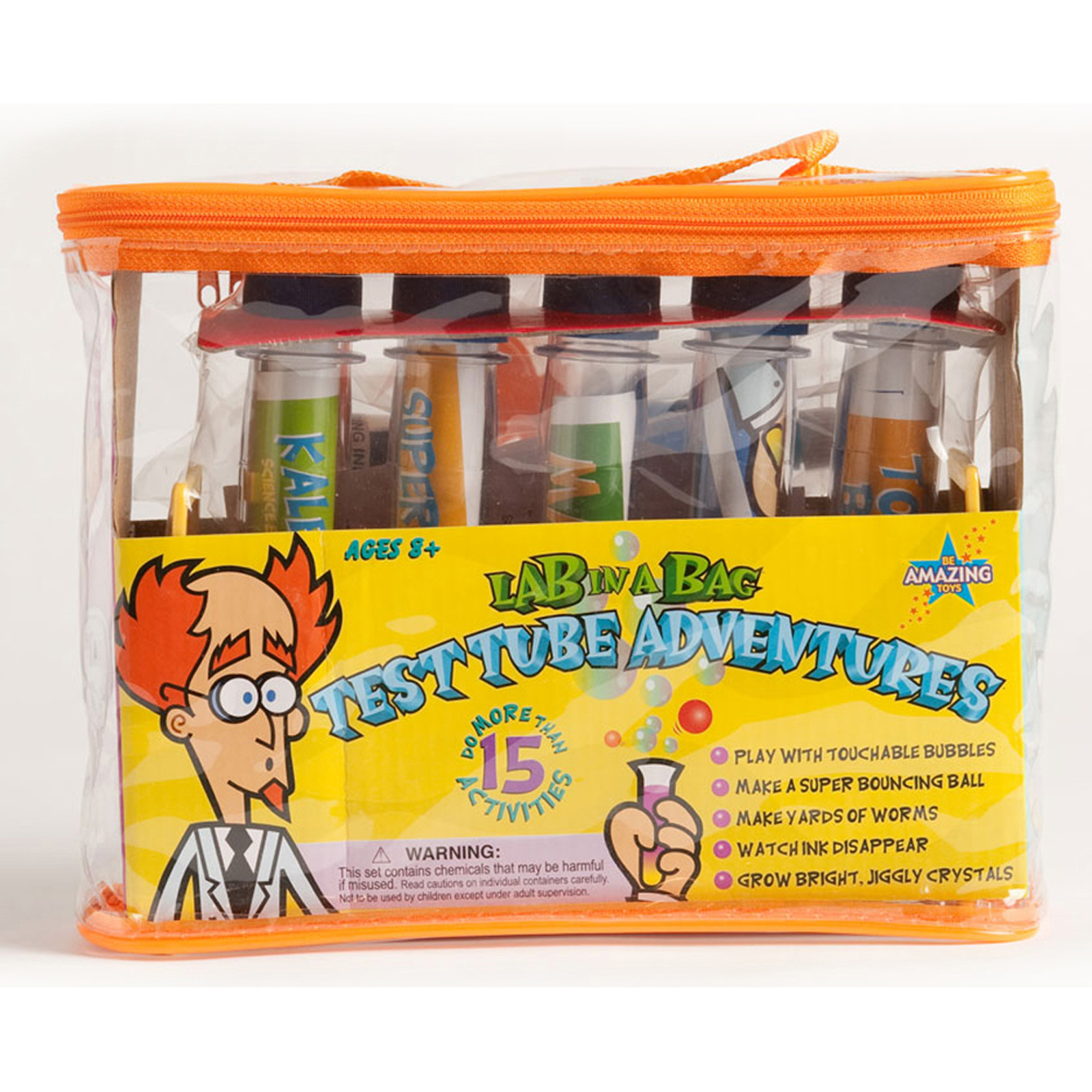 Be Amazing! Toys Test Tube Adventures Lab-in-a-Bag image number null