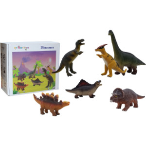 Dinosaurs Playset, 6 Pieces