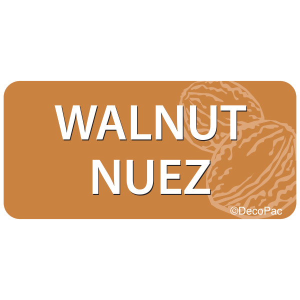 Walnut/Nuez Promotional Label