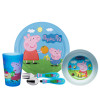 Nick Jr. Dinnerware Set, Peppa Pig, 5-piece set slideshow image 1 Nick Jr. Dinnerware Set, Peppa Pig, 5-piece set slideshow image 1