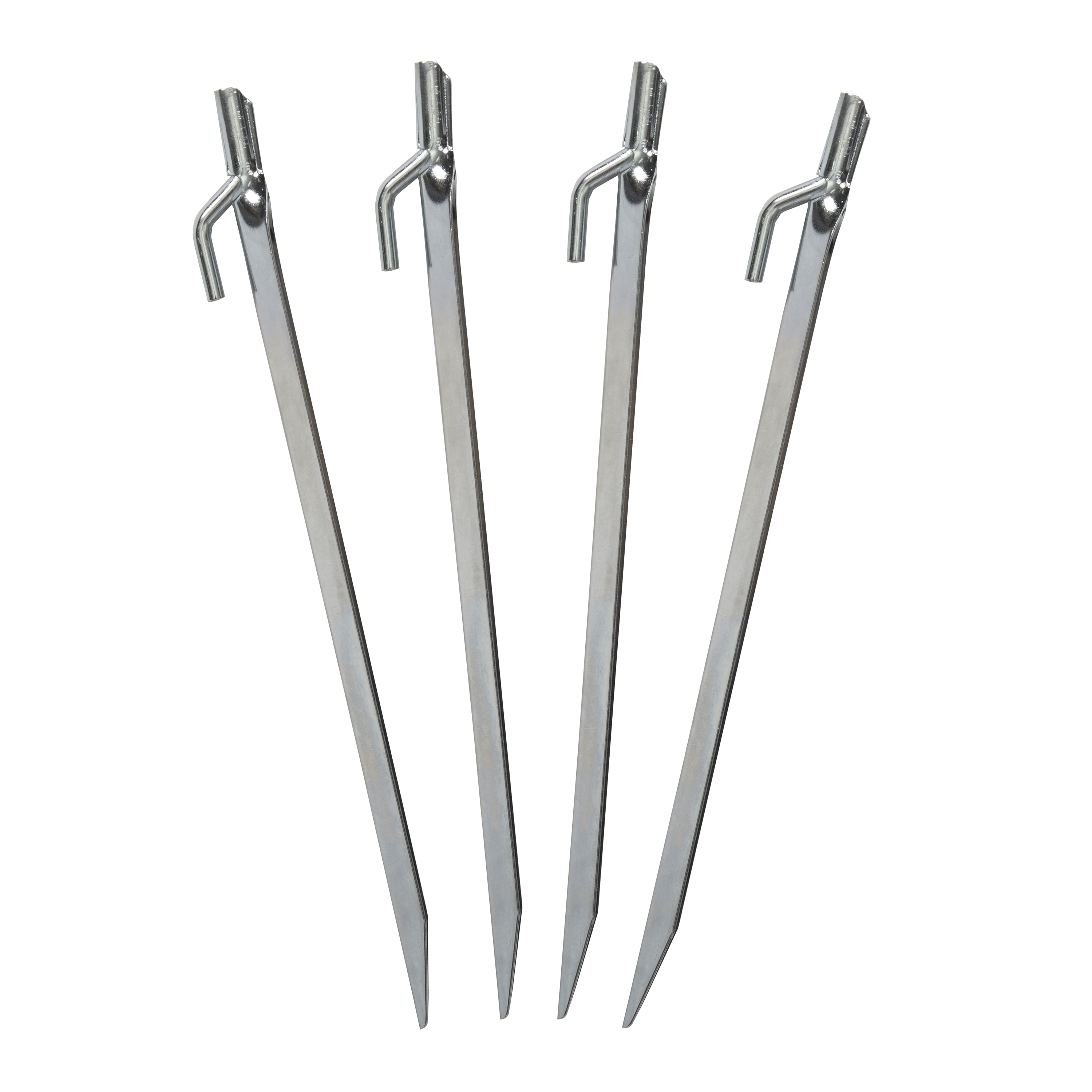 STANSPORT 12 IN STEEL TENT CANOPY STAKES PEGS NAIL 4 PACK CAMPING