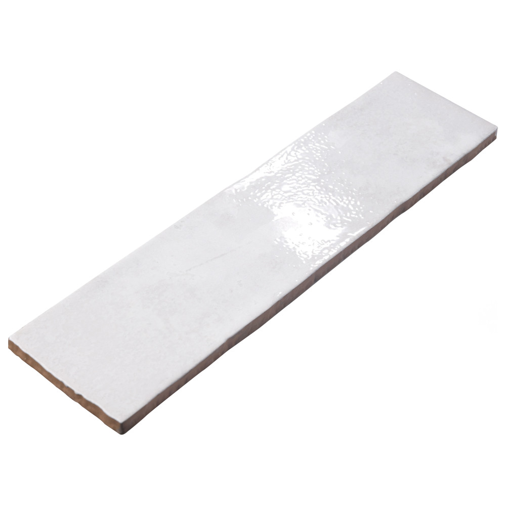 Biarritz White 3 in. x 12 in. Ceramic Wall Tile