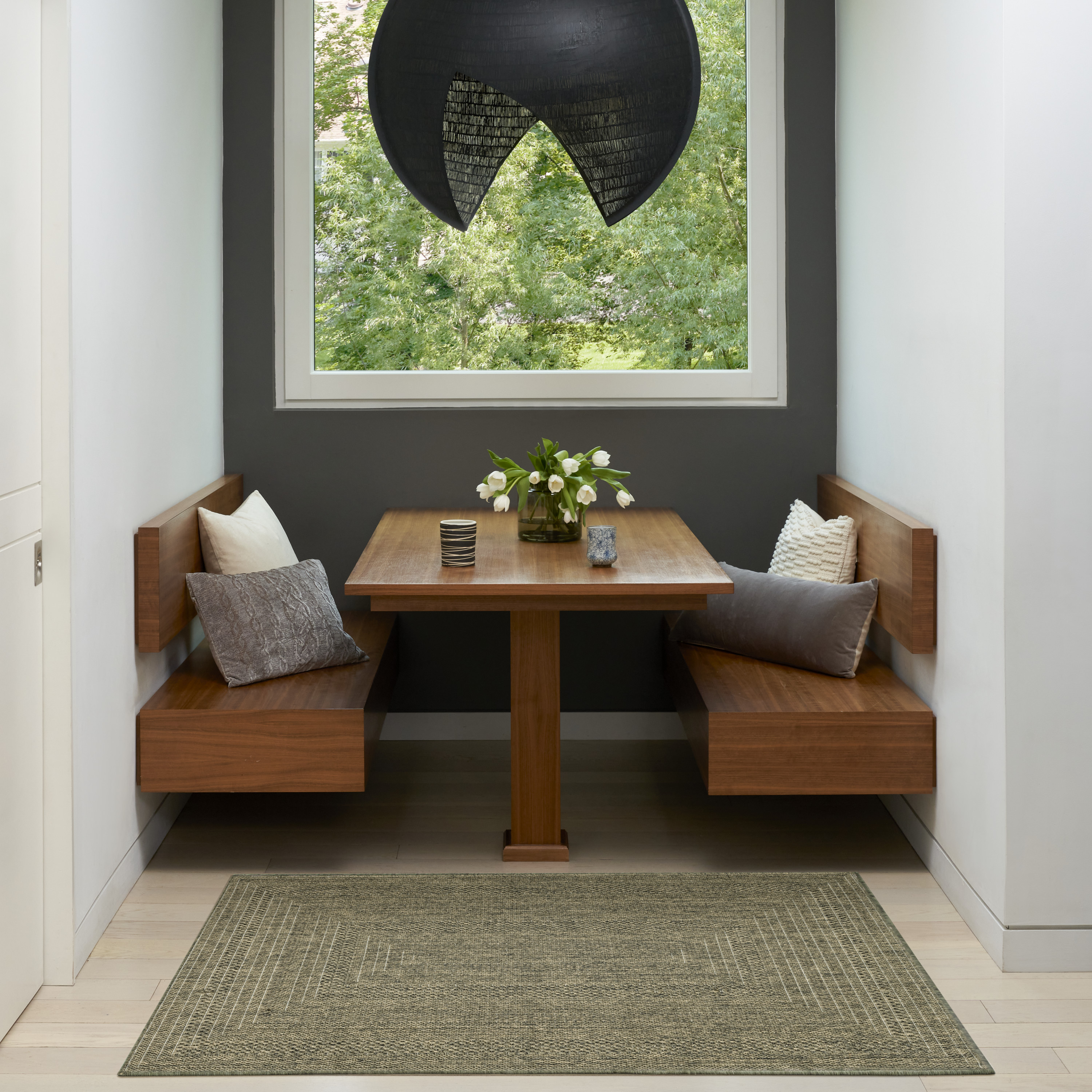 Nourison Tulum 2' x 3' Olive Outdoor Rug
