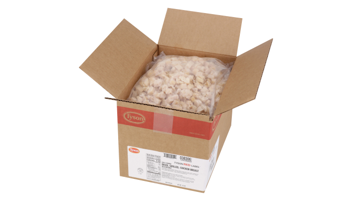 Tyson Red Label® Fully Cooked Unbreaded Grilled Diced Chicken Breast, 0.5" _image_4