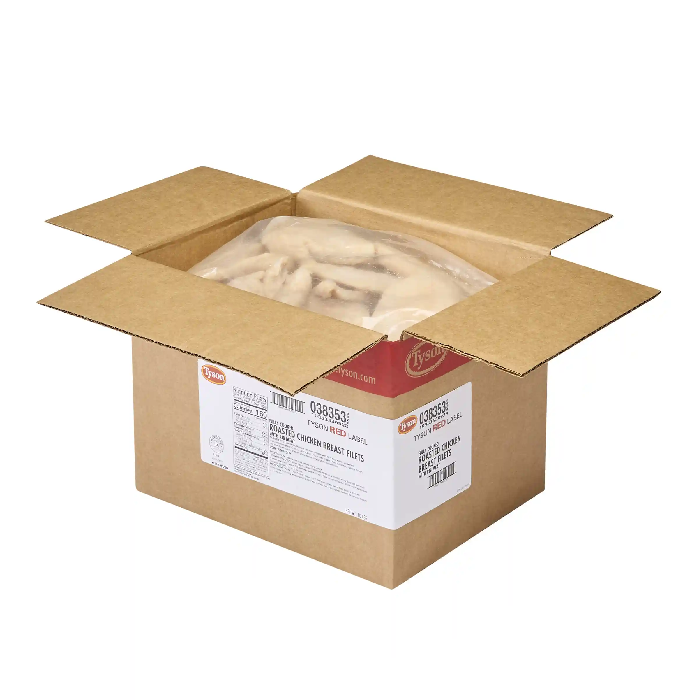 Tyson Red Label® Fully Cooked Unbreaded Roasted Chicken Breast Filets, 4 oz._image_4