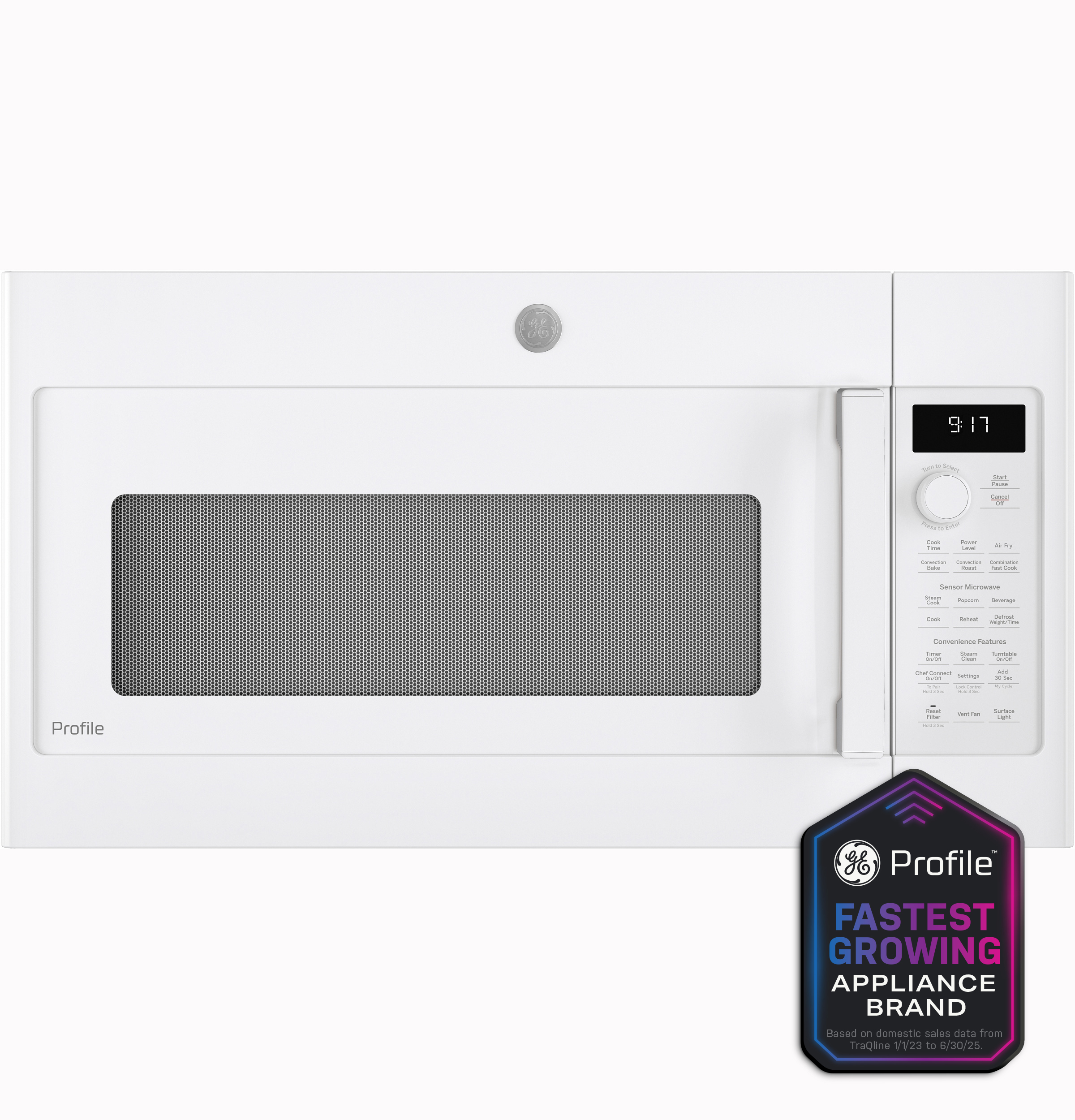 GE Profile™ 1.7 Cu. Ft. Convection Over-the-Range Microwave Oven