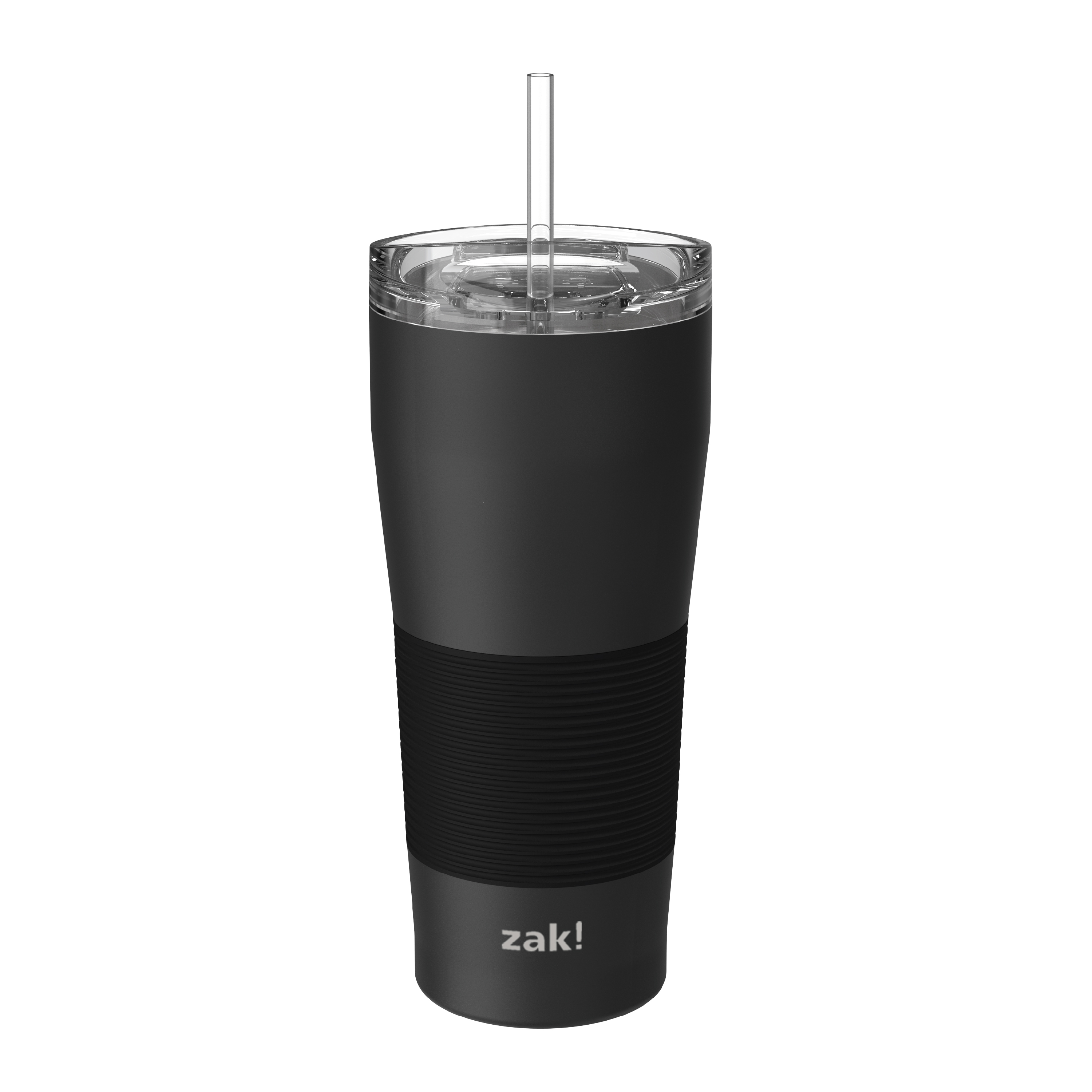 Lynden 28 ounce Stainless Steel Vacuum Insulated Tumbler with Straw, Charcoal slideshow image 1