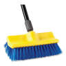 Rubbermaid Commercial, 10in, Floor Scrub, Plastic Block, Bi Level, Polypropylene Bristles, Blue