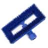 Carlisle, Sparta, 8in, Color Coded Swivel Scrub Brush, Polyester Bristles, Blue