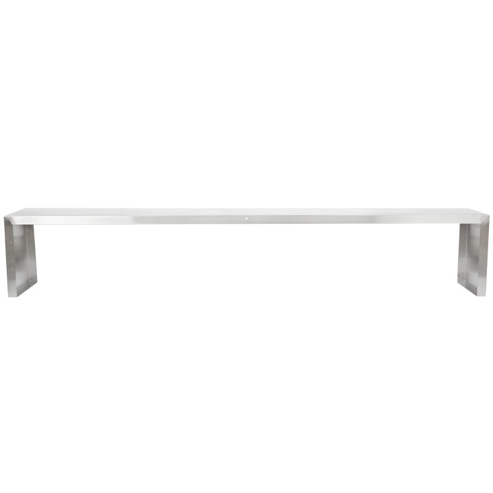 76-inch Servewell® stainless steel overshelf
