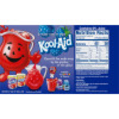 Kool-Aid Jammers Blue Raspberry Drink, 10 ct Box, 6 fl oz Pouches