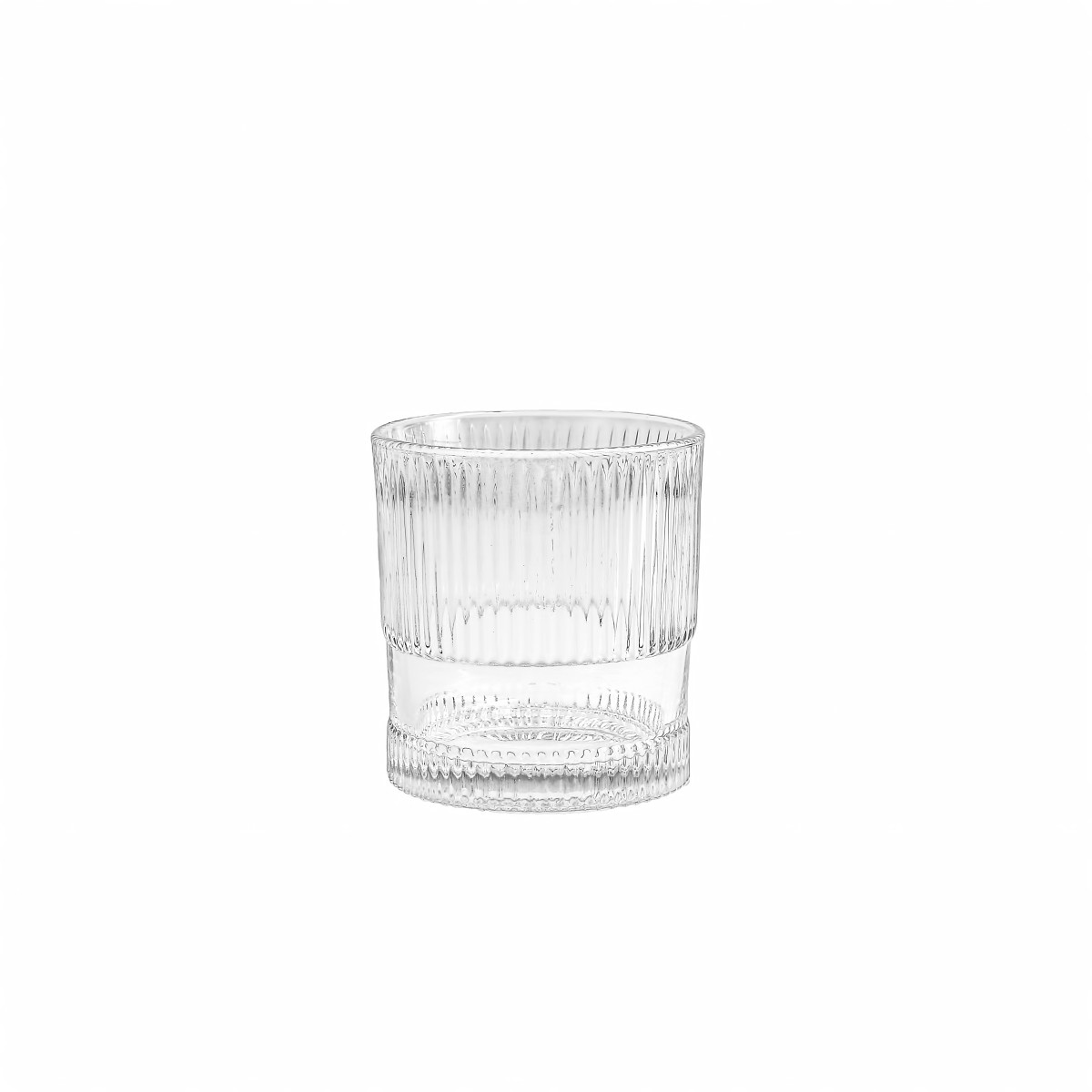NoHo Double Old Fashioned, Clear, Set of 4