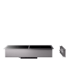 208- to 240-volt 2,900-watt two-hob drop-in induction range with programs