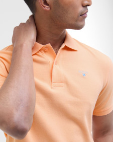 Sports Short-Sleeved Polo Shirt Coral Sands
