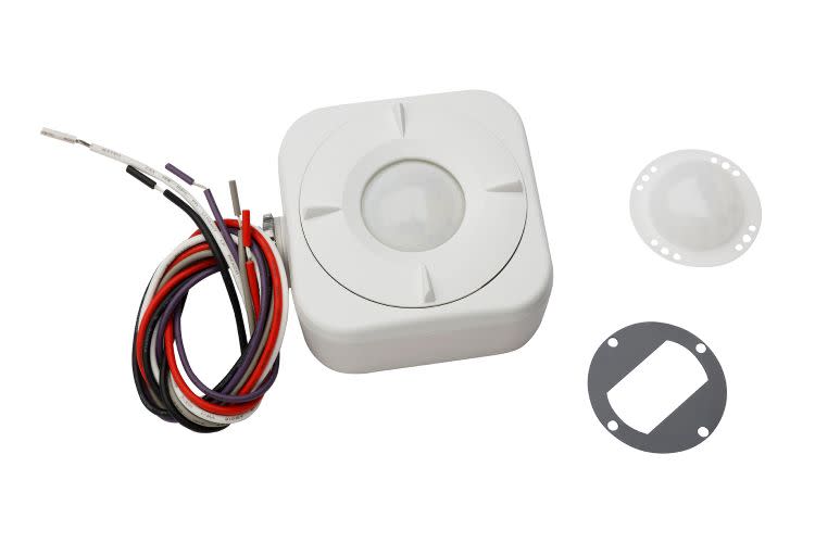 Daintree Networked Wireless Lighting Controls WHS100 Outdoor rated occupancy sensor with masking accessories