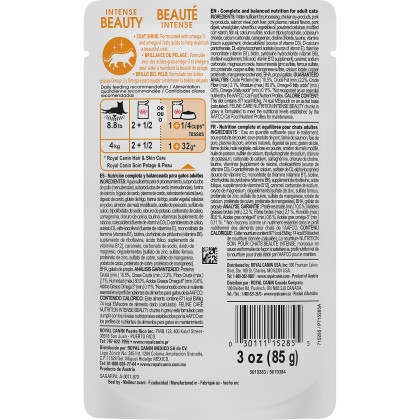 Royal Canin Feline Care Nutrition Intense Beauty Chunks in Gravy Pouch