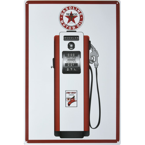 Texaco Gas Pump Novelty Sign (12