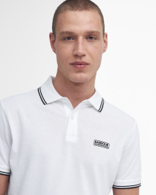 Evan Short-Sleeved Polo Shirt Classic White