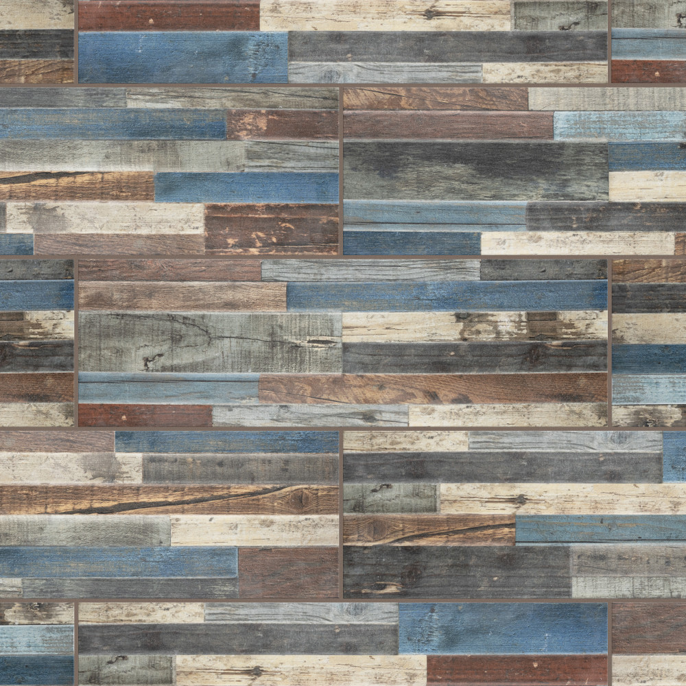 Coleur Tikal Mix 6-1/2 in. x 20-3/8 in. Ceramic Wall Tile