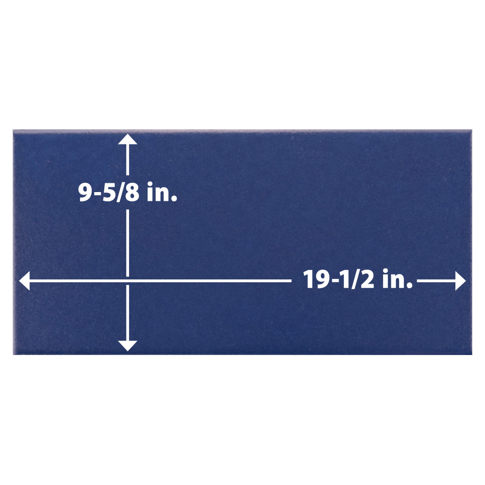 Piscina Glossy Cobalt Blue with Biotech 9-5/8 in. x 19-1/2 in. Porcelain Floor and Wall Tile