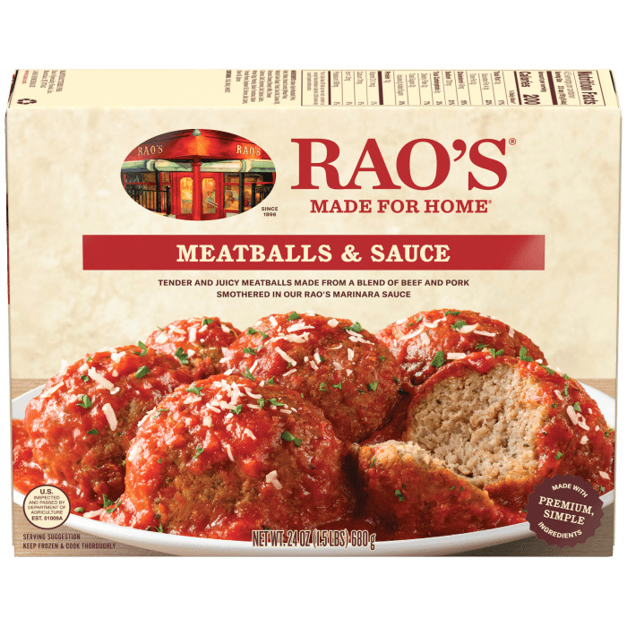 Meatballs & Sauce Frozen Meal, 24 oz