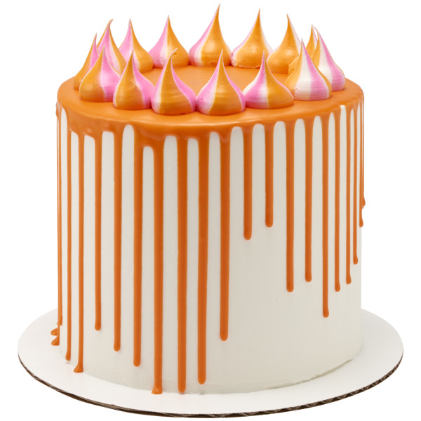 Orange Cake Drip