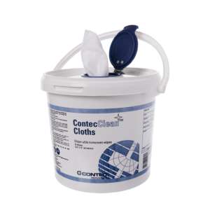Contec, ContecClean™, 1/2 Fold, 2 ply, 10.50"x12.00", Nonwoven Fabric, General Purpose Wipers, White