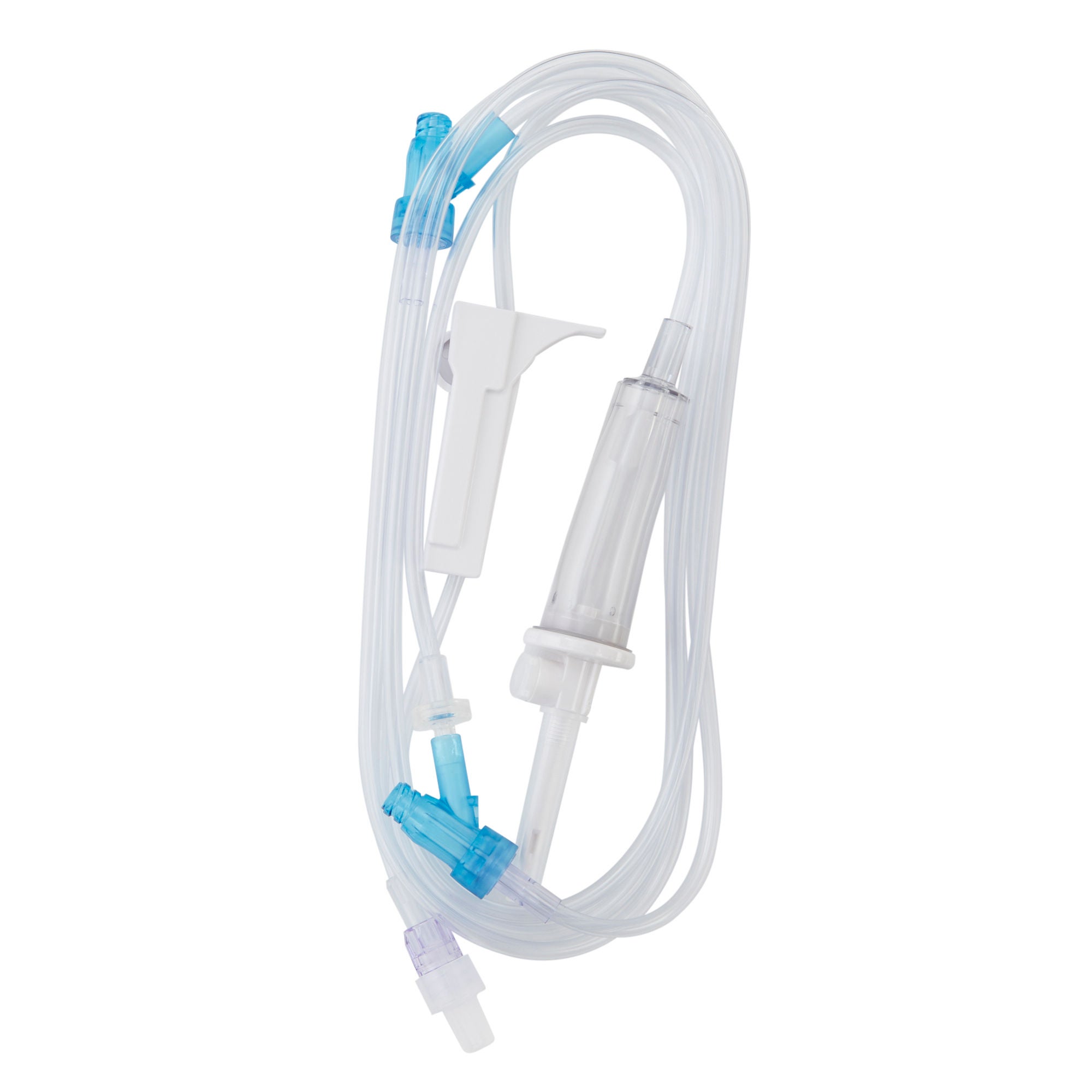 B. Braun IV ADMIN SET, SAFEDAY 15DPM 2PORT CK VLV 84" (50/CS)