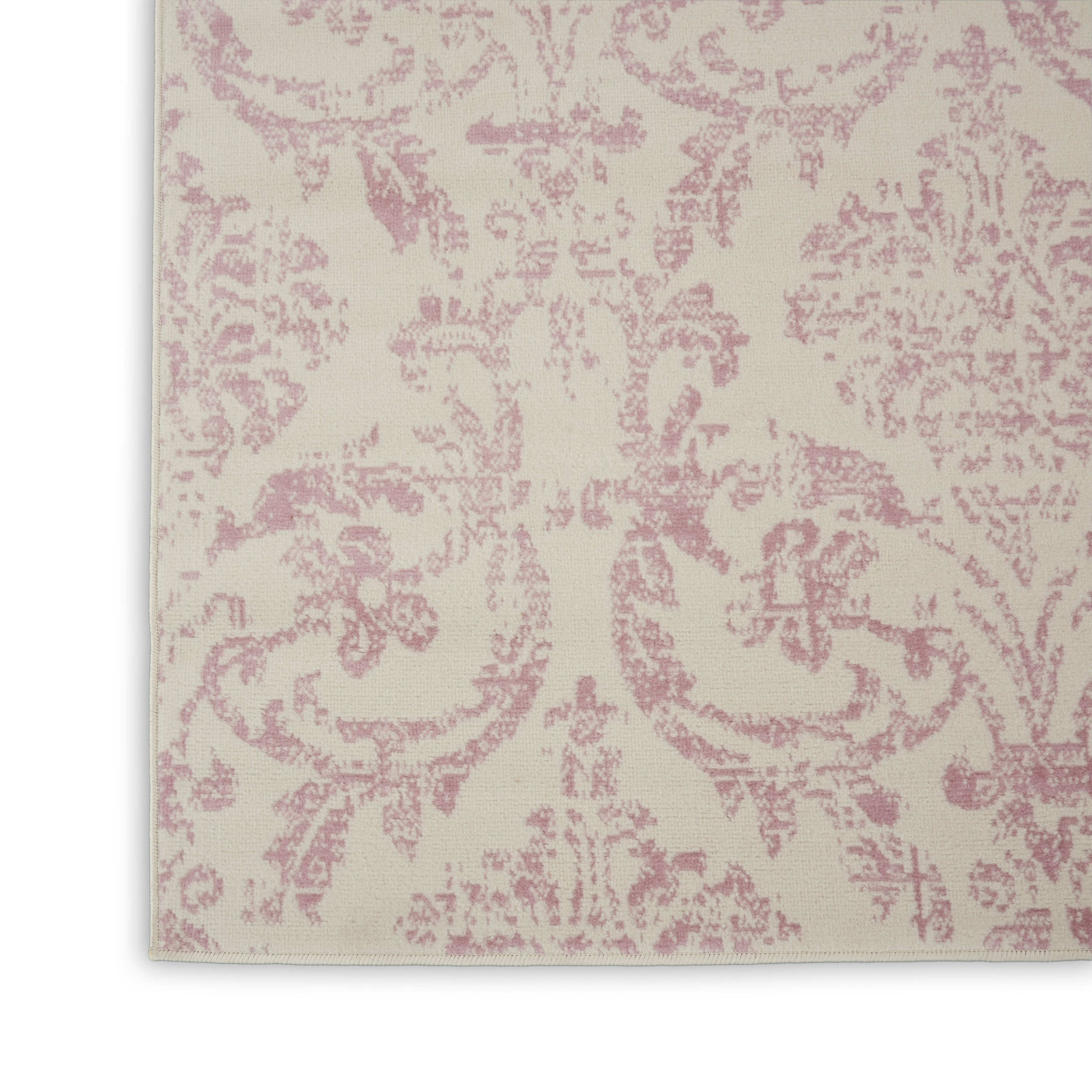 Nourison Jubilant 8'6" x 12' Ivory Pink Vintage Indoor Rug