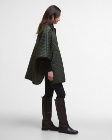 Oakham Quilted Cape Olive
