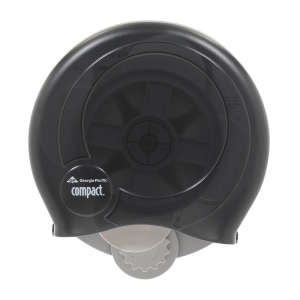 Georgia Pacific, Compact® 4-roll Rotary High-capacity, Coreless Bath Tissue Dispenser, Smoke