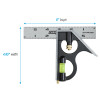 8100-006CS 6-inch High-Visibility Stainless Steel Combination Square