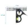8100-006CS 6-inch High-Visibility Stainless Steel Combination Square