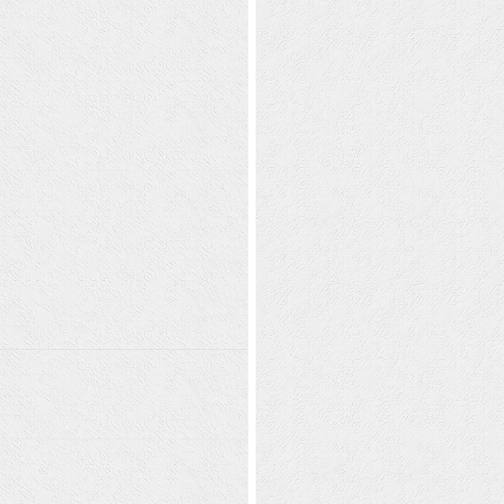 Lumiere Grecque Blanco 11-3/4 in. x 35-3/8 in. Ceramic Wall Tile