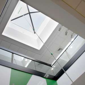 Unger, OptiLoc 3-section Poles, 360", Silver