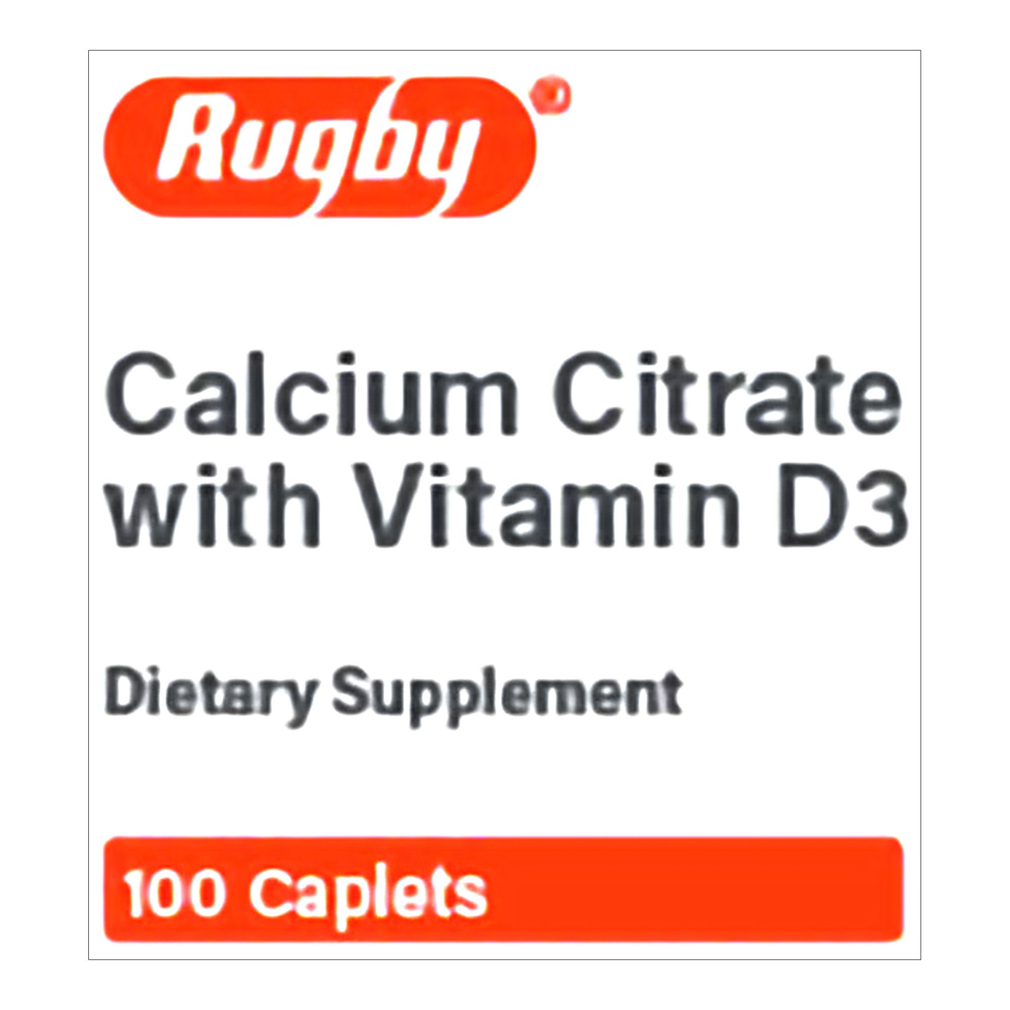 Major Pharmaceuticals CALCIUM CITRATE+VITAMIN D3, TAB 315MG-5MCG (100/BT)