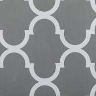 Swatch for EasyLiner® Removeable Adhesive Shelf Liner - Gray Quatrefoil, 20 in. x 15 ft.