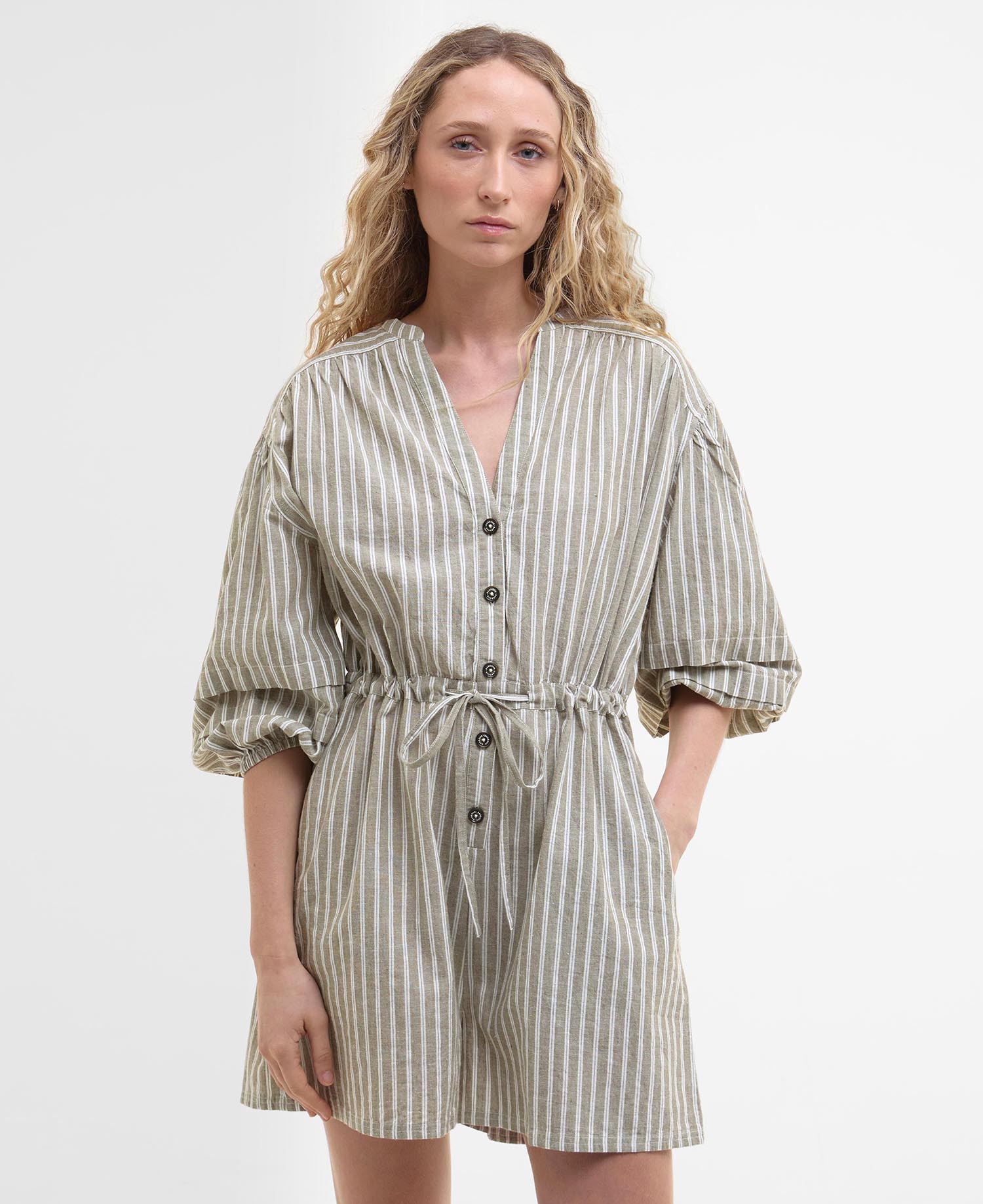 Bobby Striped Playsuit image number 3