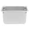 Fourth-size 6-inch-deep Super Pan V® stainless steel steam table pan