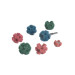 Standard Abrasives™ Buff and Blend Cross Buff GP, 725000, SiC VFN, 1-1/2 in x 1/2 in x 2 Ply x 8-32, 50/Carton, 500 ea/Case