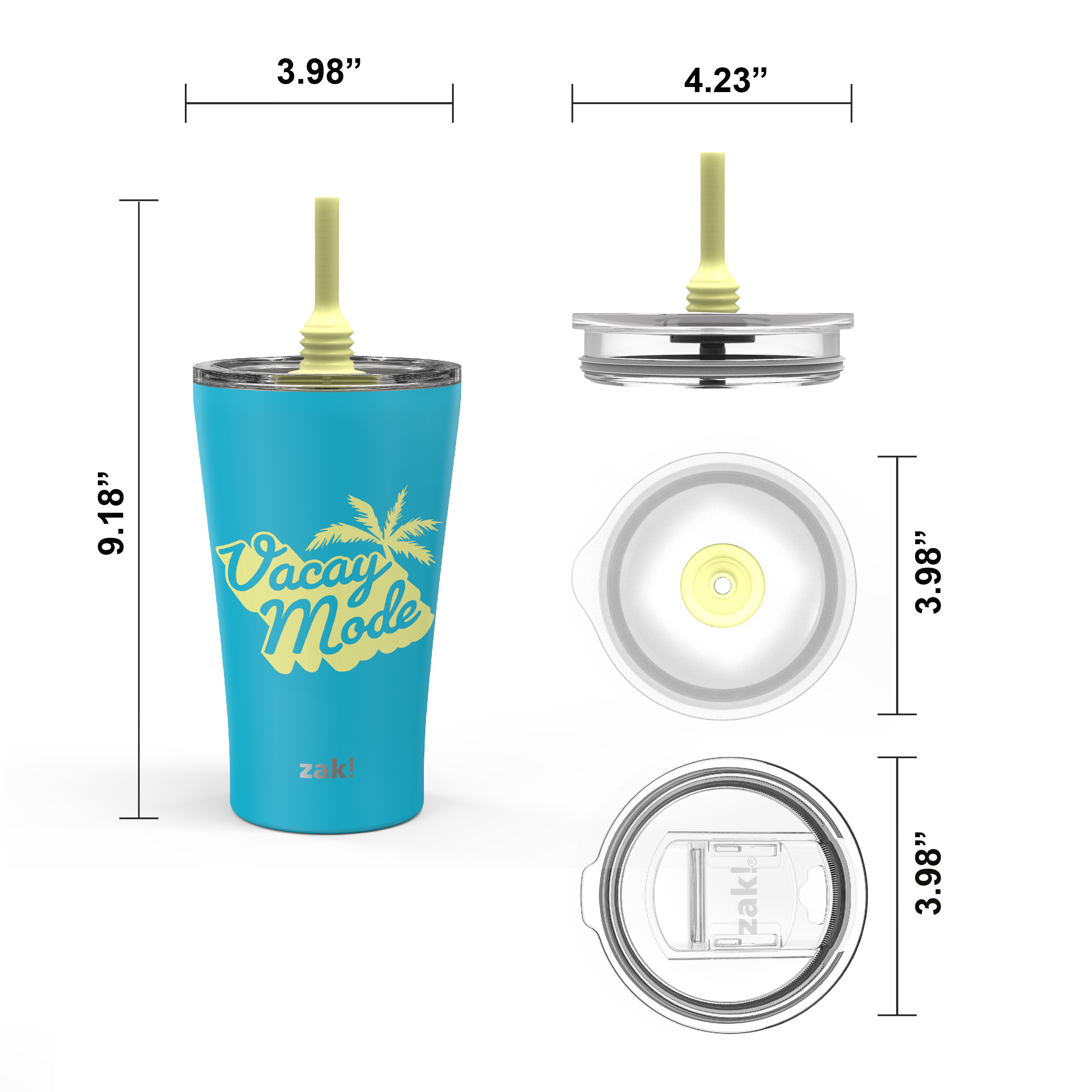 Alfalfa 20 ounce Insulated Tumbler, Blue slideshow image 5 Alfalfa 20 ounce Insulated Tumbler, Blue slideshow image 5