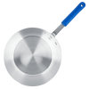 10-quart Wear-Ever® tapered saucepan with natural finish and Cool Handle® rubber grip sleeve