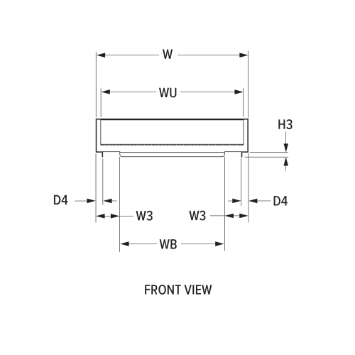 Engineering front view