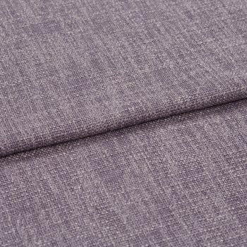 Textured mauve upholstery fabric folded once, showing woven looped weave and subtle sheen; even diffuse lighting on a flat surface, neutral background, no other objects.