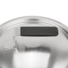 8 5/16-inch Wear-Ever® domed aluminum cover with satin finish and dipped handle