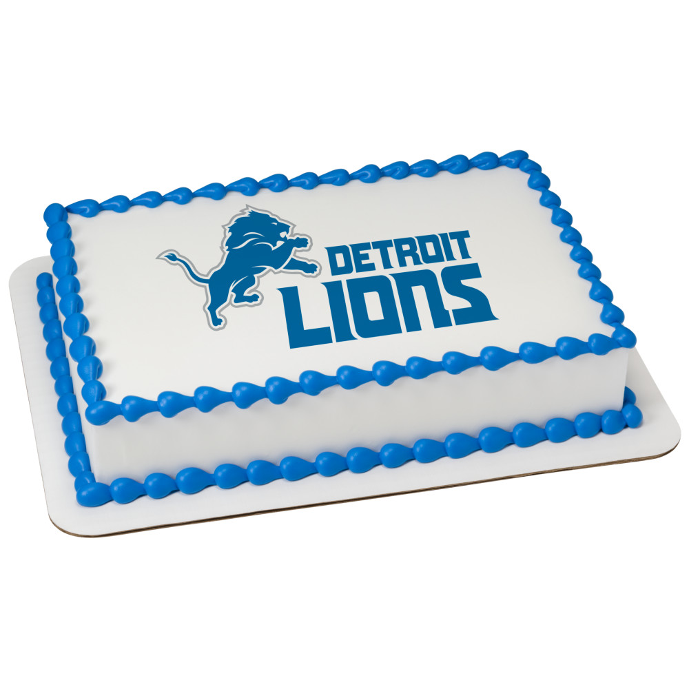 Order NFL Detroit Lions Edible Image® by PhotoCake® Cake from STRACK ...