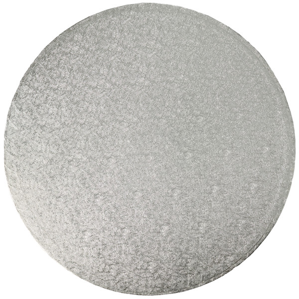 16" Round Silver Foil Cake Board