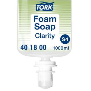 Tork, Clarity Hand Foam Soap, Tork Foam Skincare S4 Dispenser 1000 mL Cartridge