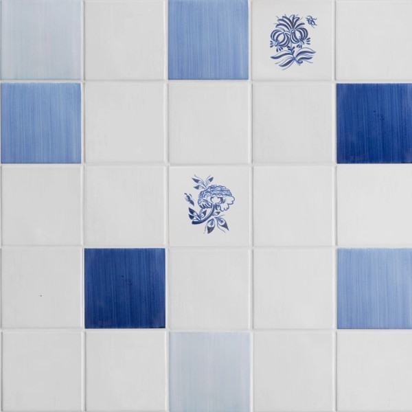 17th century: maiolica de delft | mezza flora deco | pattern three 